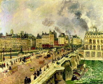  nu - die pont neuf Havarie der bonne nur 1901 Camille Pissarro